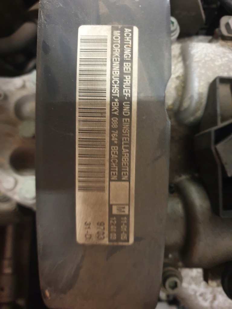 motor compl. skoda vw audi 1.4 bky bky 176mil  (#)