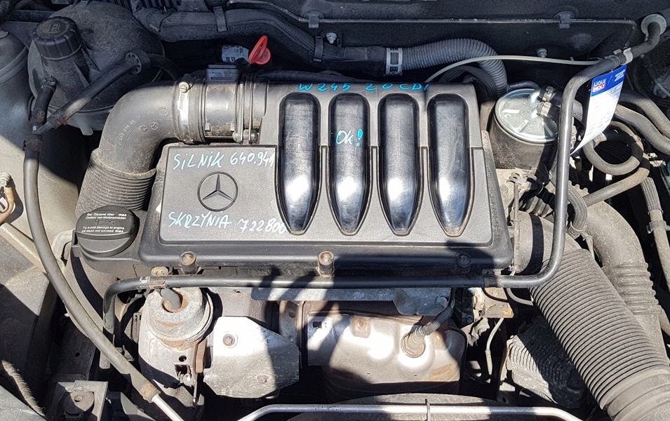 mercedes w245 2.0 cdi motor 640941 compl.  (#)