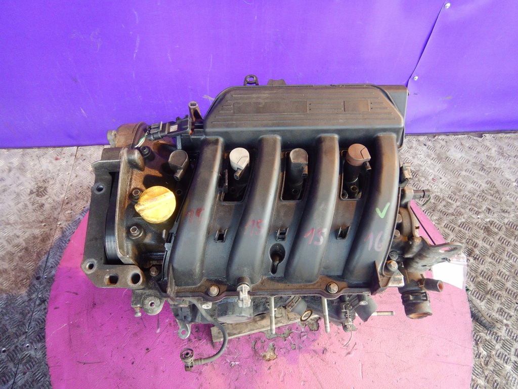 renault clio ii 14 16v k4j motor compresion ok.  (#)