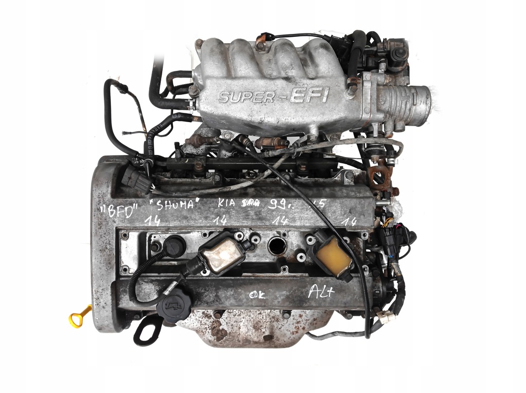 motor  kia  shuma 1.5 16v 99r bfd  (#)