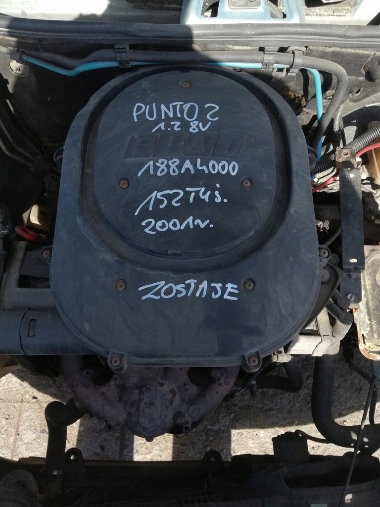 motor punto 2 152 mil. 1.2 8v 188a4000  (#)