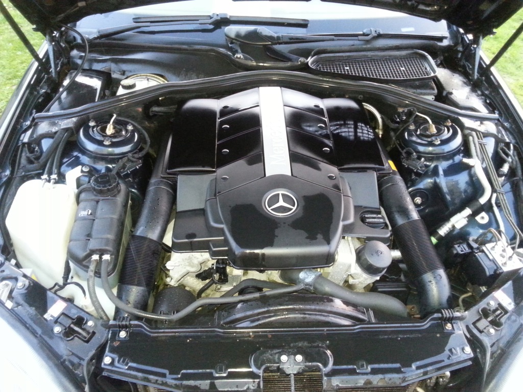 mercedes s430 4.3 v8 motor compl. 141k  (#)