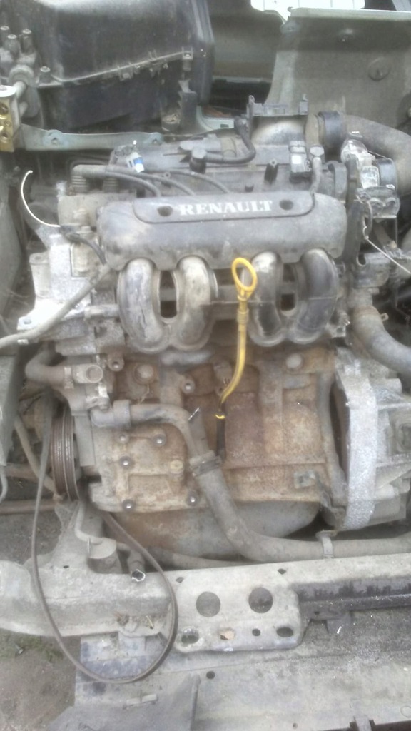 motor renault clio 2 1.2 8 v gasolina d7fd  (#)