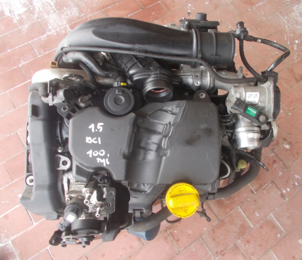 renault motor 1.5 dci k9kc612 compl. 100mil  (#)