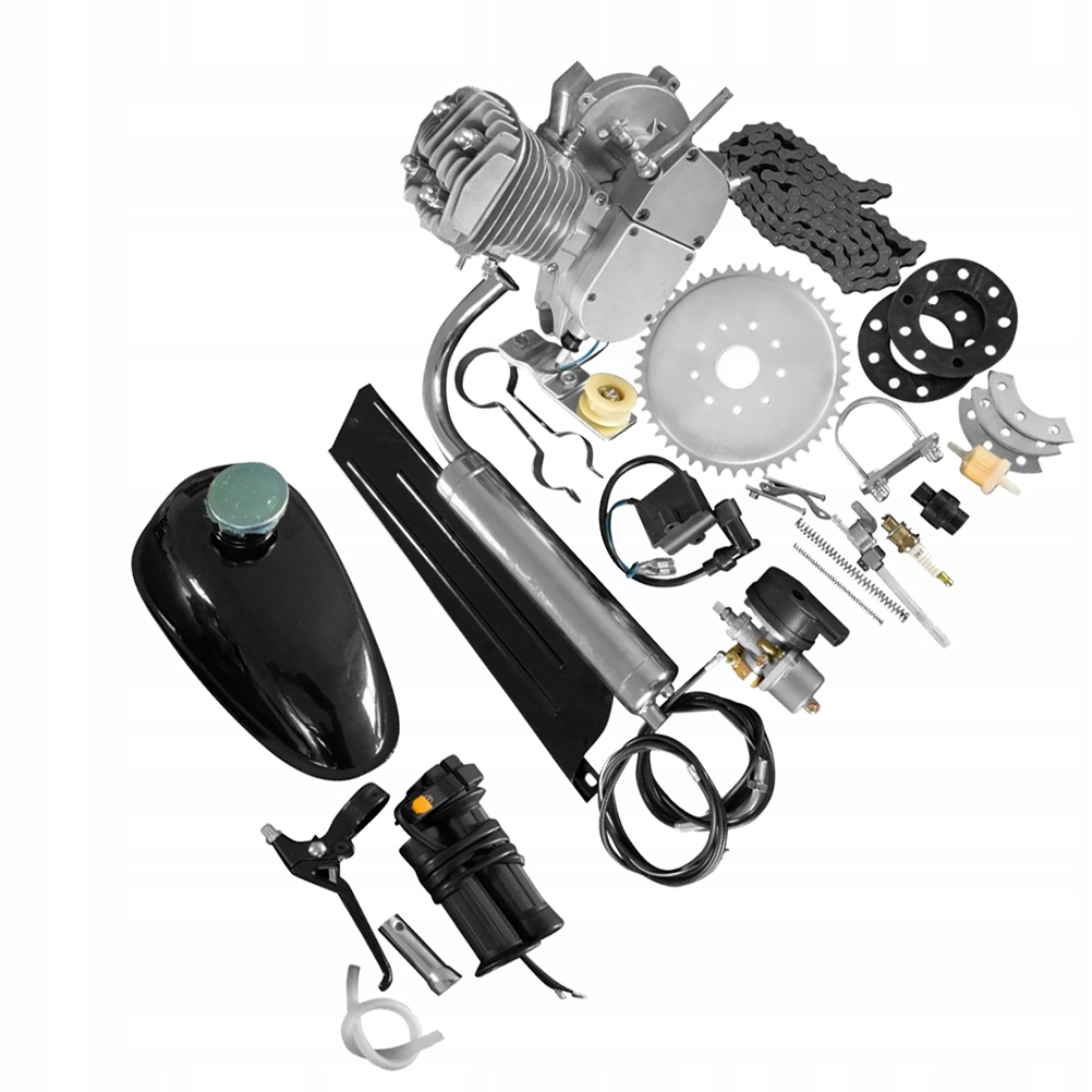 50cc 2-stroke high power engine bike motor kit sil  (#)