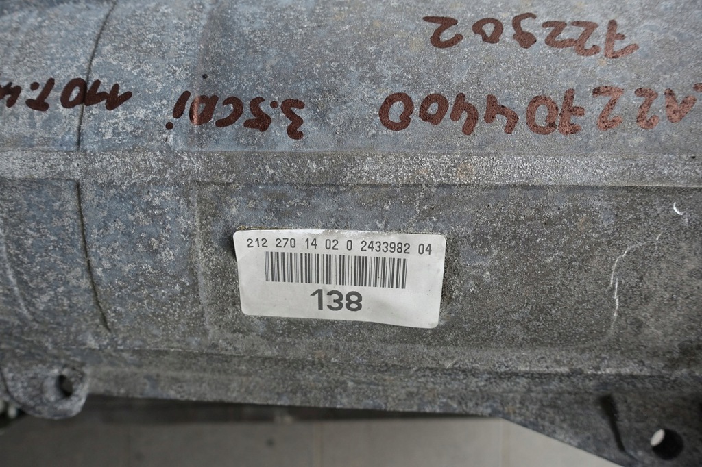 mercedes w212 3.5 cdi caja de cambios 722902 2122704400  (#)