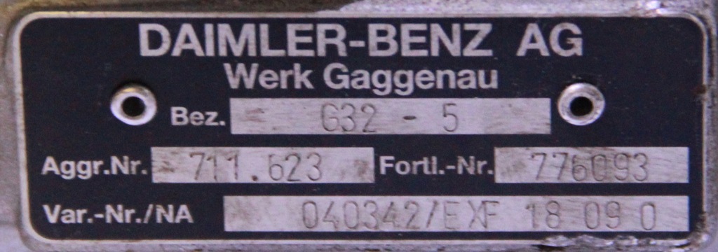 vw lt mercedes sprinter caja de cambios g32-5  (#)