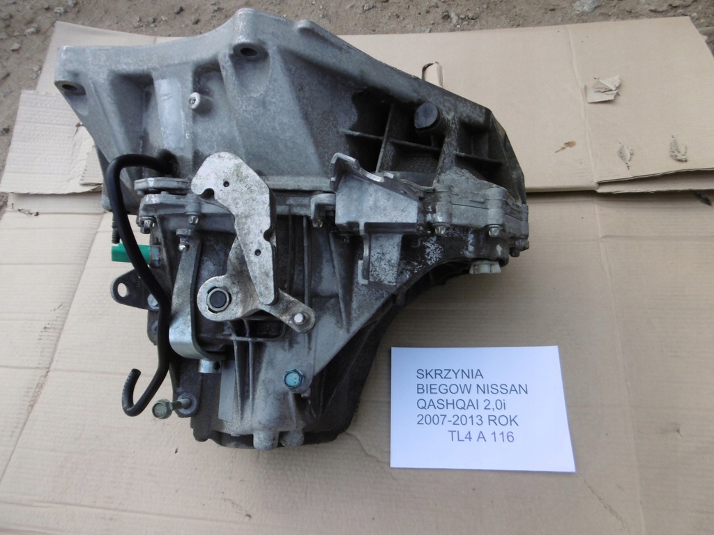 caja de cambios qashqai 20i tl4 a 116 2007-13r  (#)