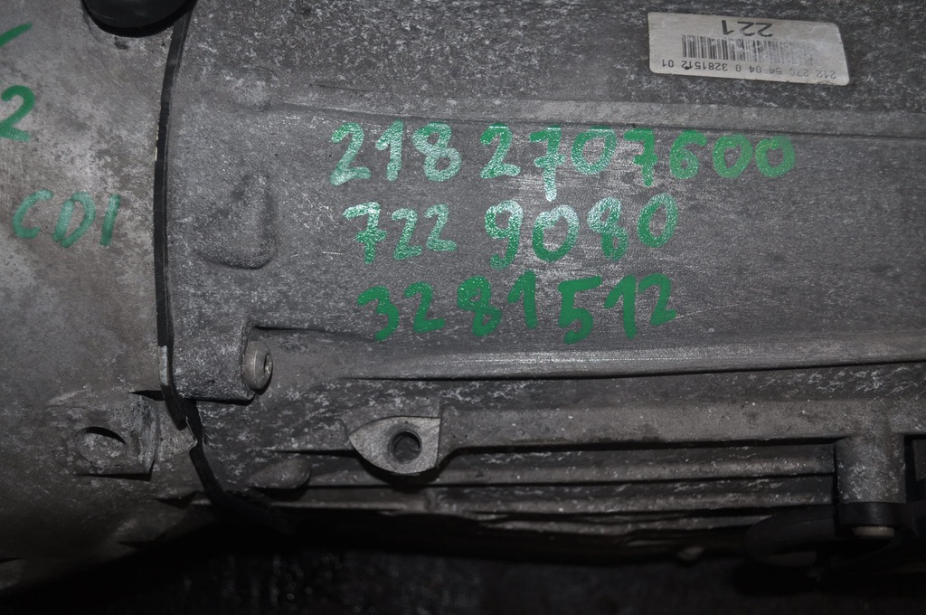caja de cambios automatica 2.2 mercedes w212 7229080  (#)
