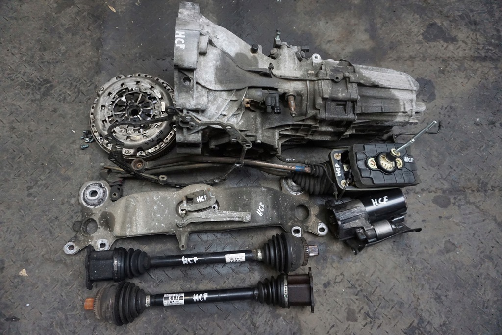 audi a4 b6 b7  intercambio caja de cambios manual hcf hck  (#)