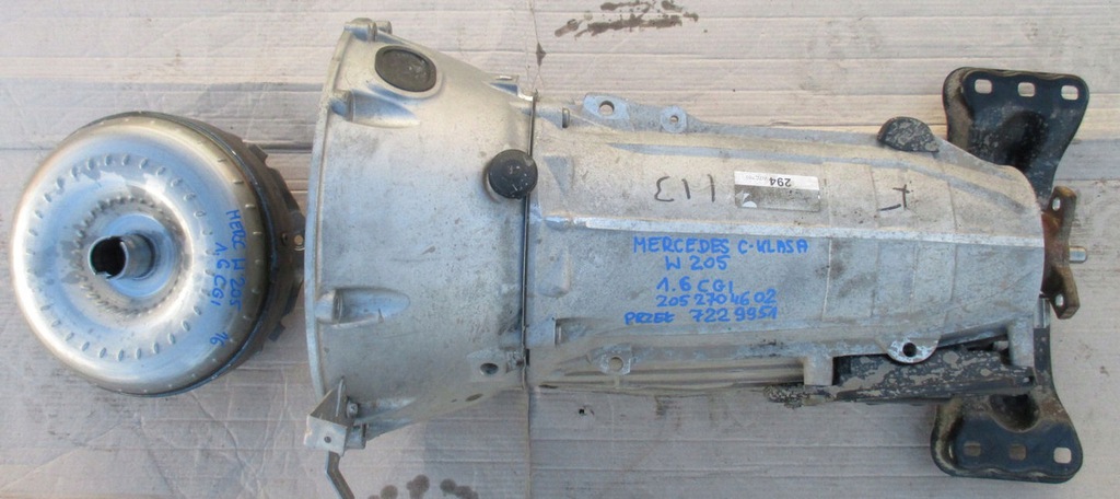 mercedes c w205 1.6cgi caja de cambios kpl 7229951  (#)