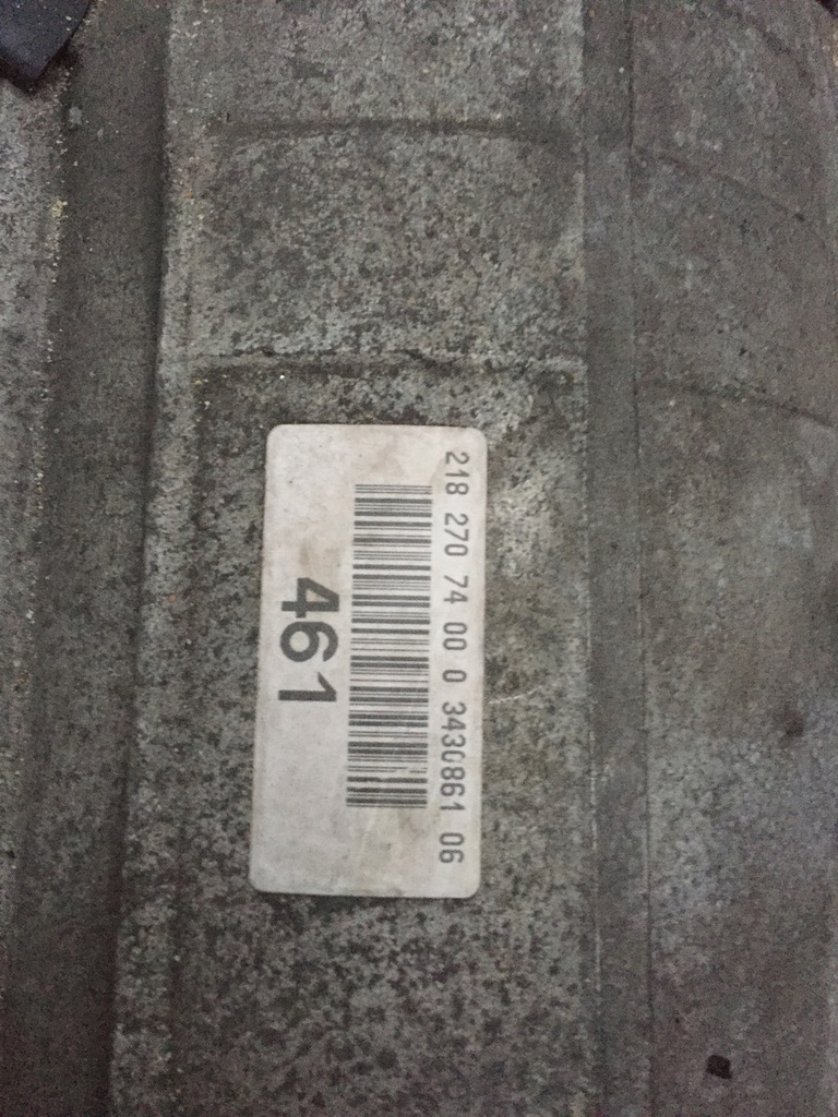 caja de cambios w218 r2212710701 i r2212712001  (#)