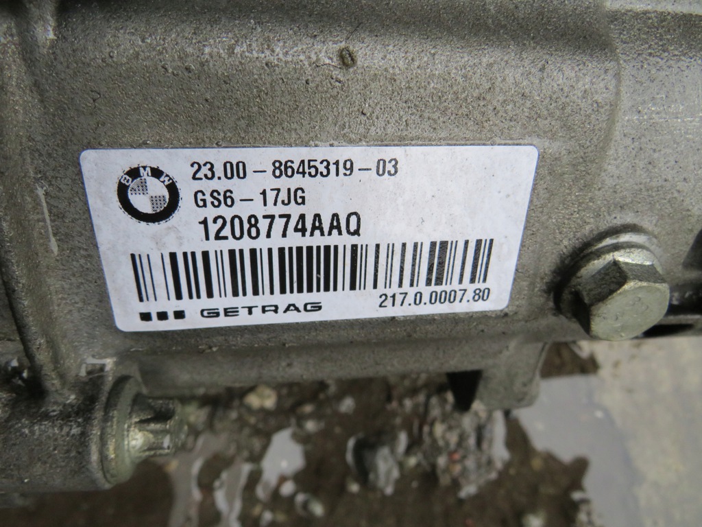 caja de cambios 8645319 gs6-17jg bmw f20 restyling  (#)