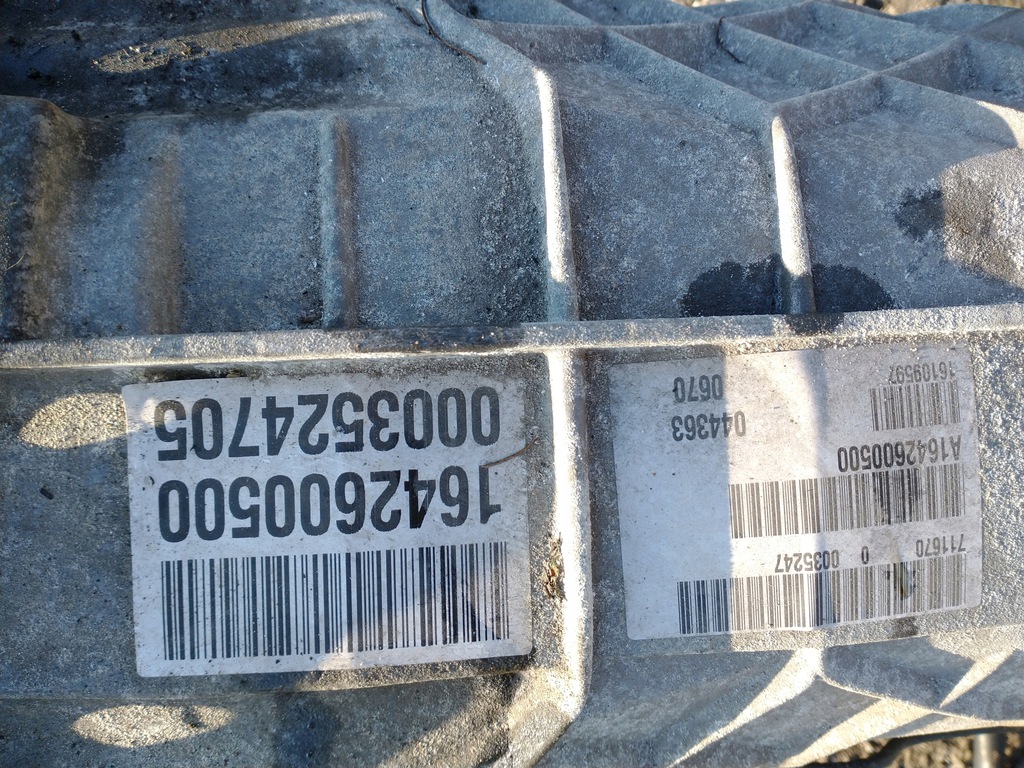 caja de cambios manual mercedes c 2.2 250cdi w204  (#)