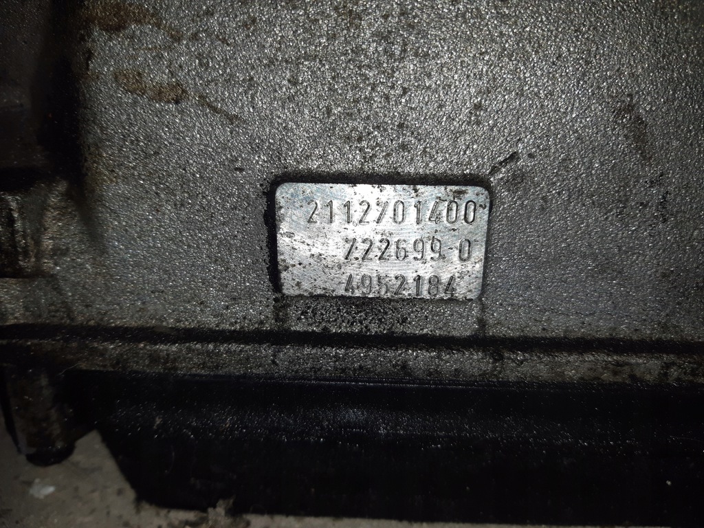 caja de cambios 722.699 2.2 cdi 646 w203 w211 w209  (#)