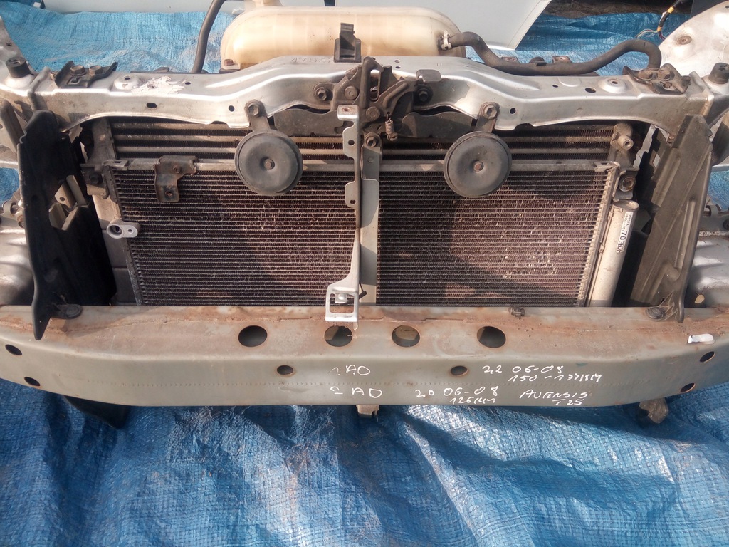avensis t25 05-08 delantero ek  radiadores  viga cinturon 22  (#)