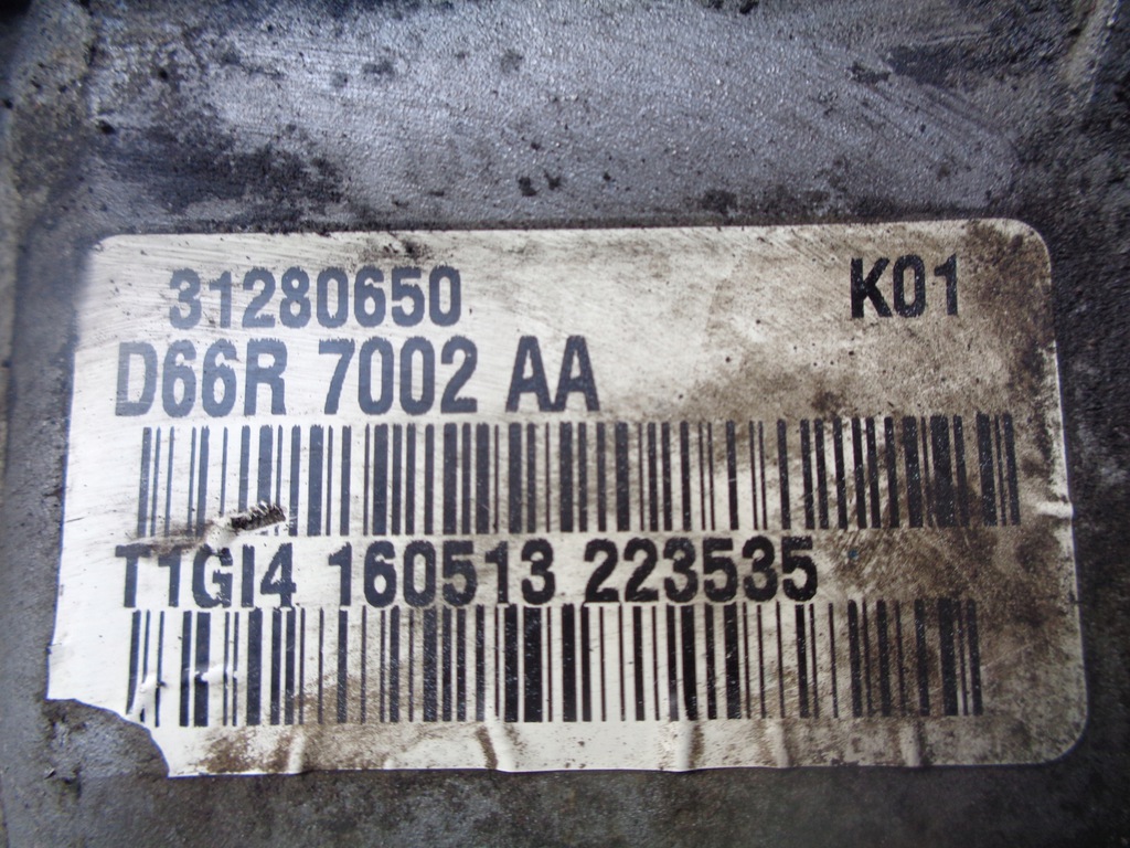 caja de cambios volvo v40 d3 31280650 d66r7002aa  (#)