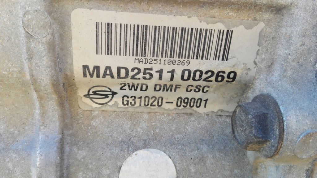 caja de cambios ssangyong kyron 2.0xdi 2wd 05-07r.  (#)