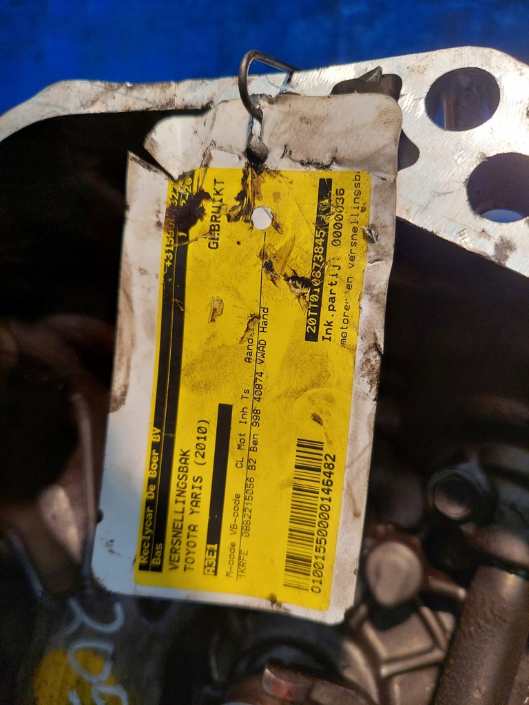 caja de cambios yaris 1.0 b 20tt010873845 20tt010 40mil km  (#)