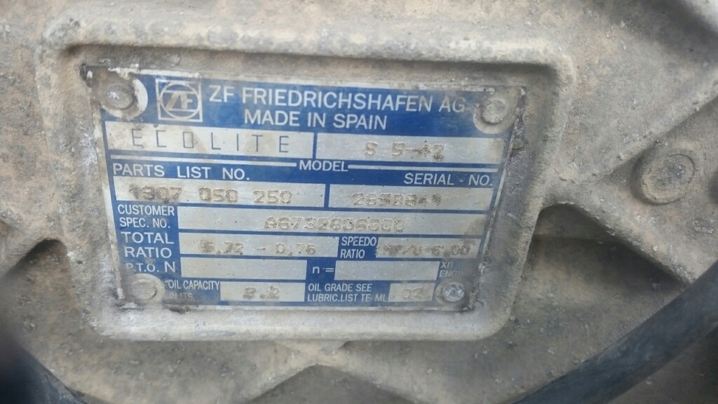 caja de cambios manual zf s 5-42 mercedes atego i  (#)