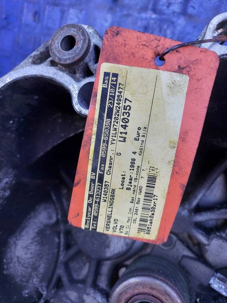 caja de cambios volvo v70 2.5 td 1023704 1998r manual  (#)