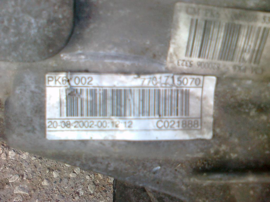 caja de cambios espace laguna ii 2.2 dci pk6002  (#)