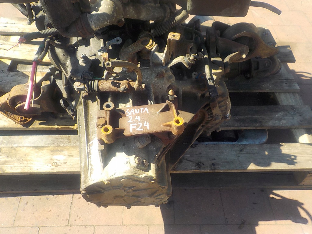 santa fe 2.4 16v 4wd caja de cambios + reductora  (#)