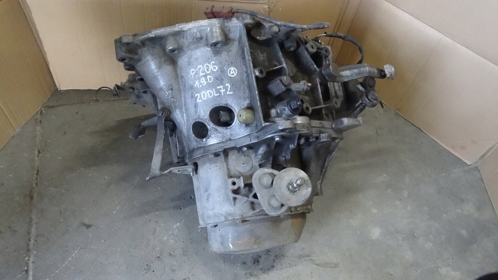 peugeot 206 1.9 d caja de cambios 20dl72  (#)