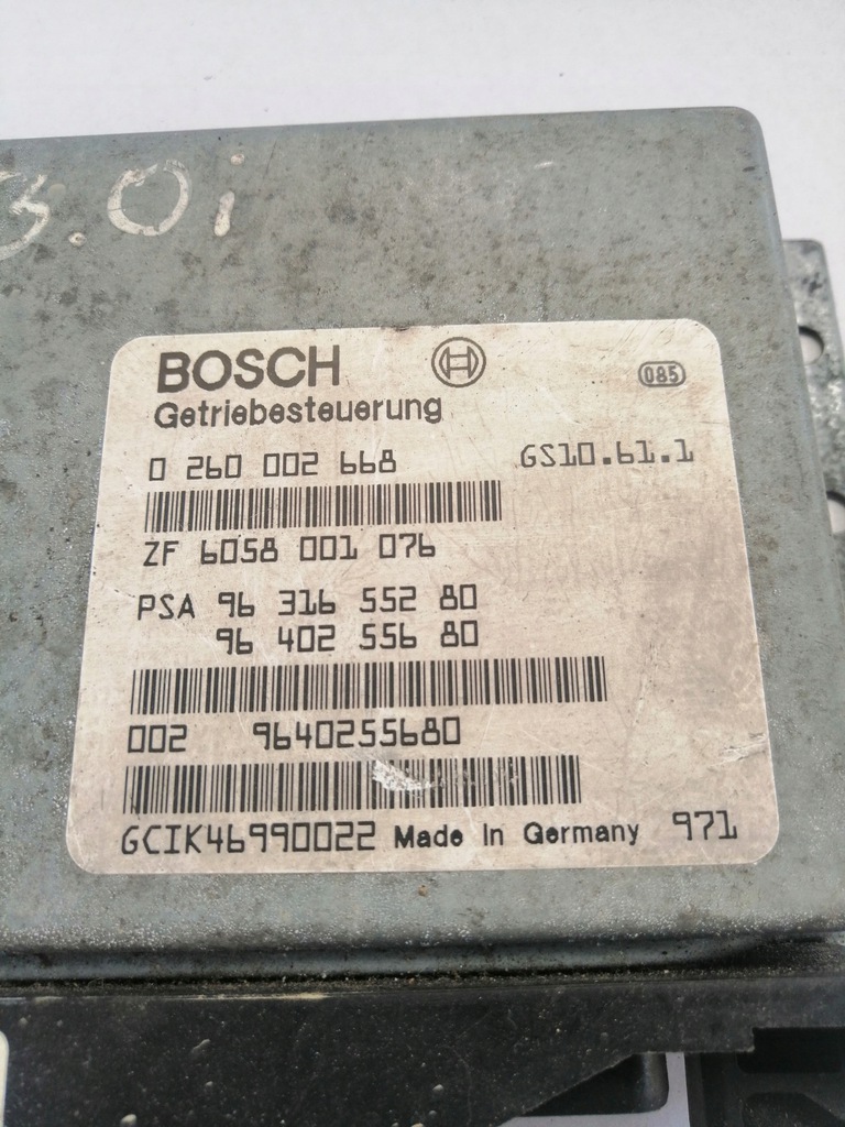 módulo caja de cambios peugeot 406 9631655280  (#)
