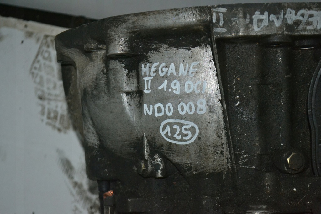 caja de cambios renault megane ii 19dci nd0008 nr 125  (#)