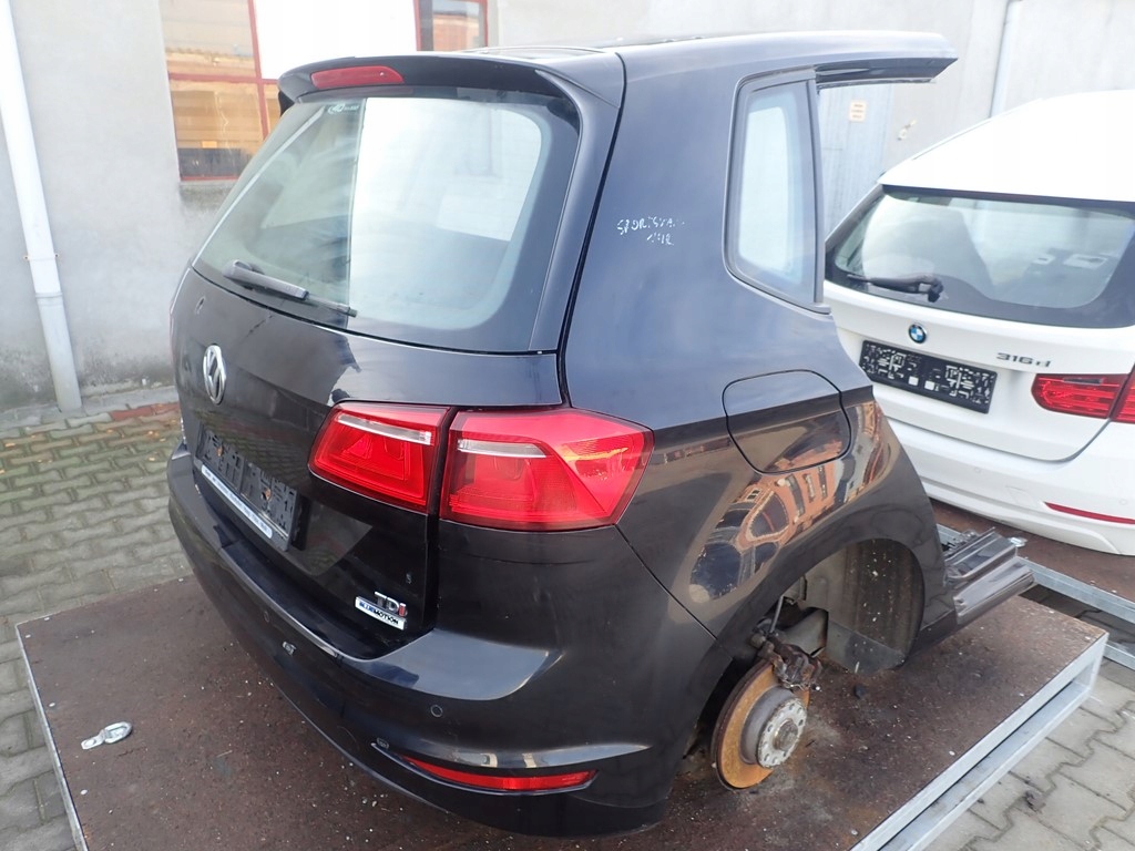 trasero  portón corte carrocería paragolpes vw sportsvan 14r (#)