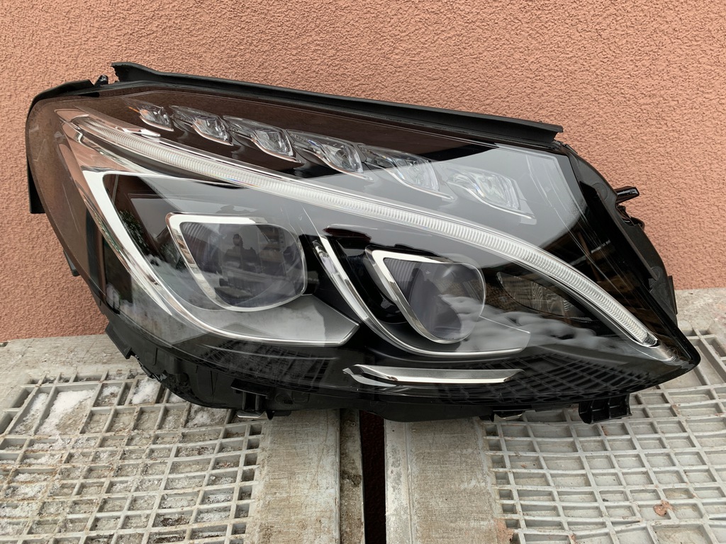  faro delantero mercedes clase c w205 full led euro (#)