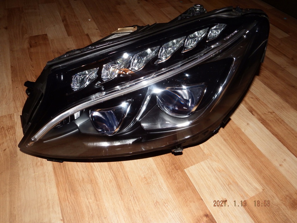  faro izq. full led mercedes clase c w205 europa (#)