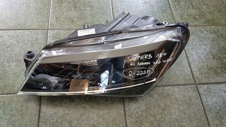 emu faro skoda superb iii bixenon led (#)