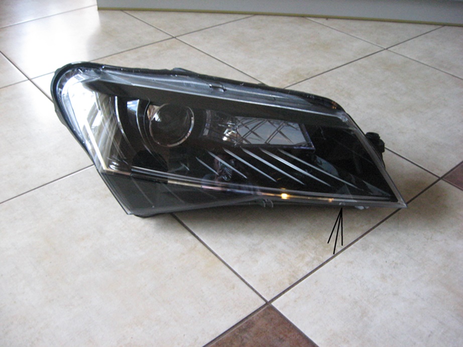 der.. bi xenon torsional led skoda superb iii (#)