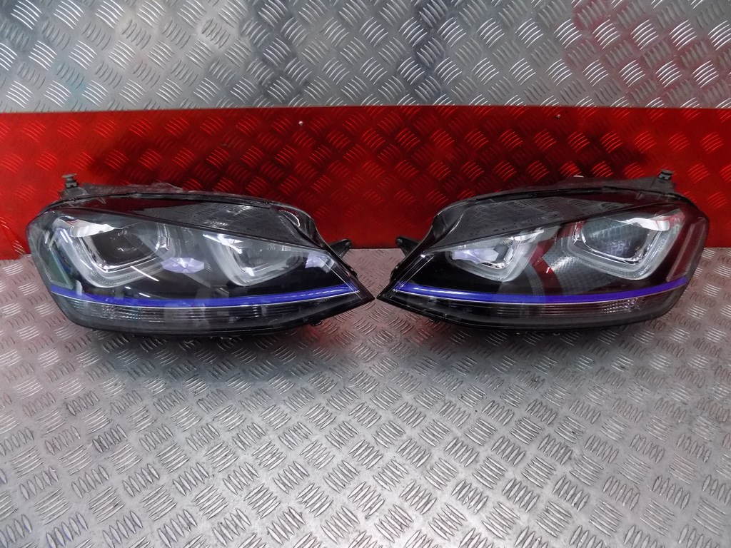 lote faros faros frente xénon led vw golf vii gte (#)