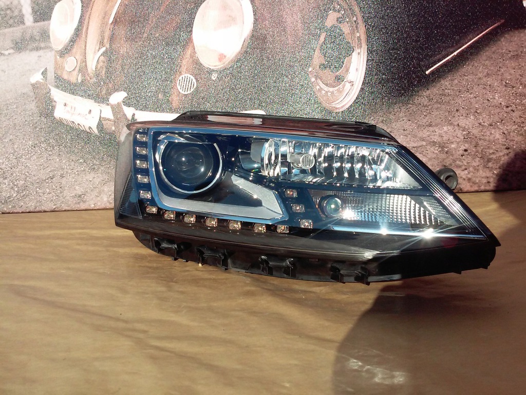 vw jetta bi xenon led der.. compl faro  (#)