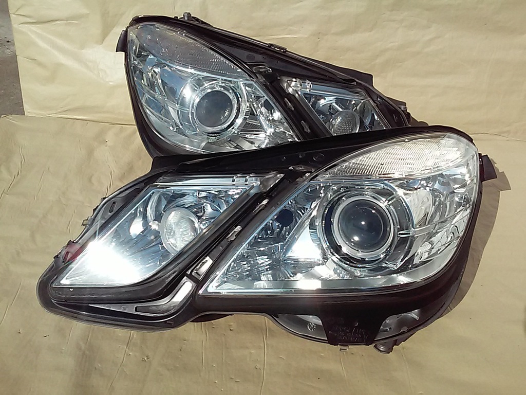 mercedes w212 bi xenon izq. der.. faros clase e (#)
