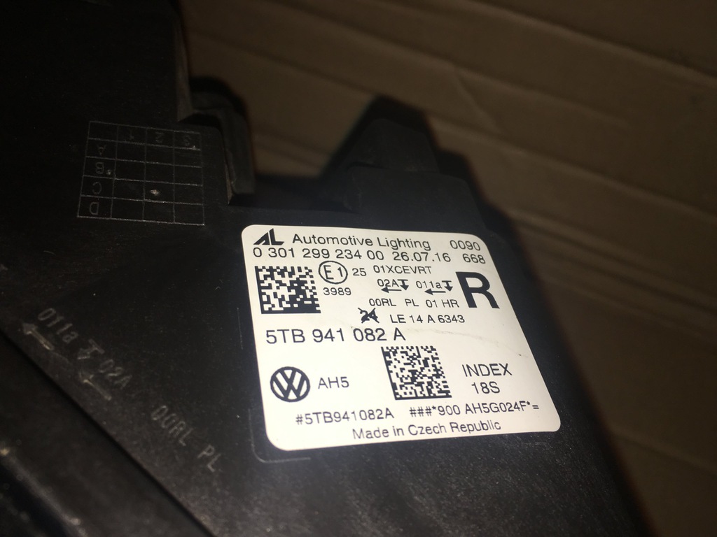 touran faro led xénon 5tb (#)