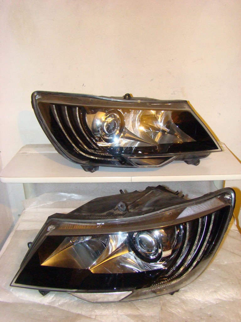 skoda superb 2 lift faro delantero bi xenon led p l (#)
