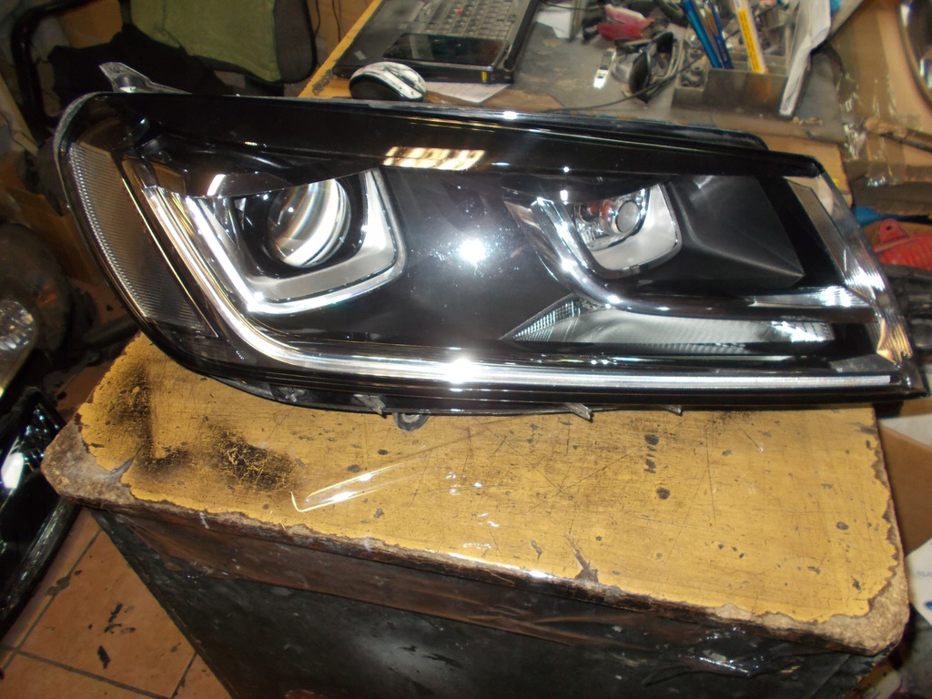 vw touareg 2 ii fl lift 14 faro bi xenon led (#)