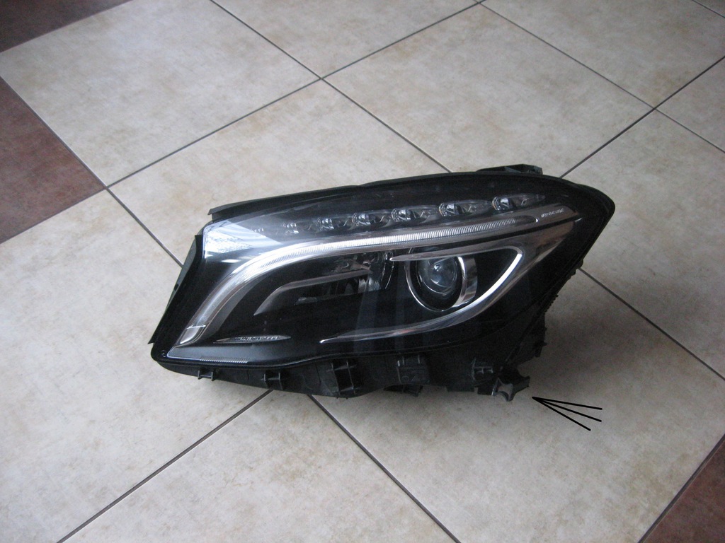 izq. bi xénon torsional led mercedes gla w156 (#)