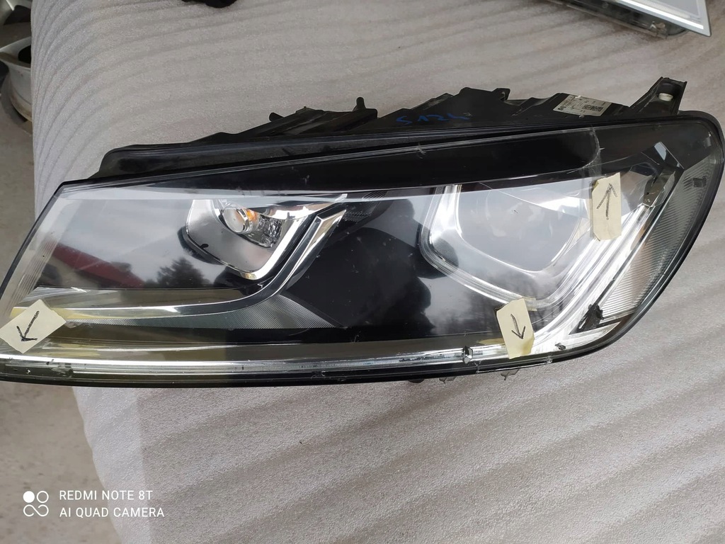vw touareg xénon izq. led europa 7p1941751b (#)