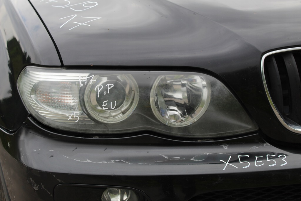  faro delantero der.. bmw x5 e53 lift h7 euro (#)