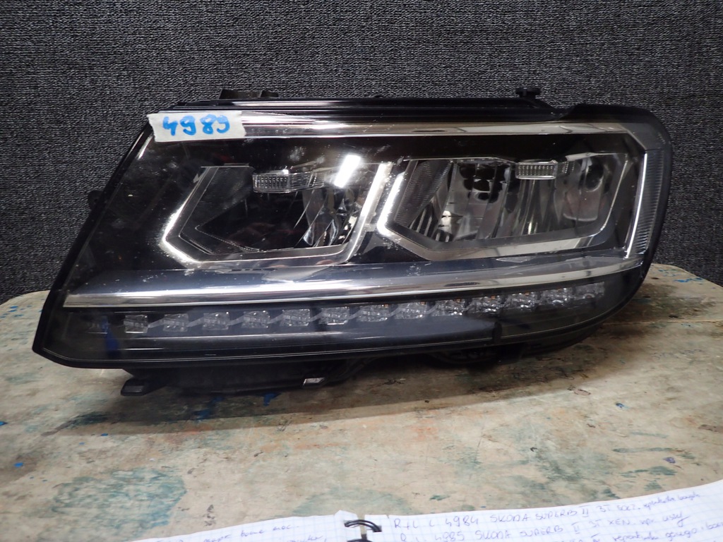  faro delantero izq. vw tiguan 15 full led 5nb941035b (#)