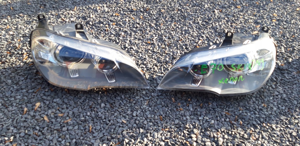 bmw x5 e70 12' lci lift faro europa original xeno (#)