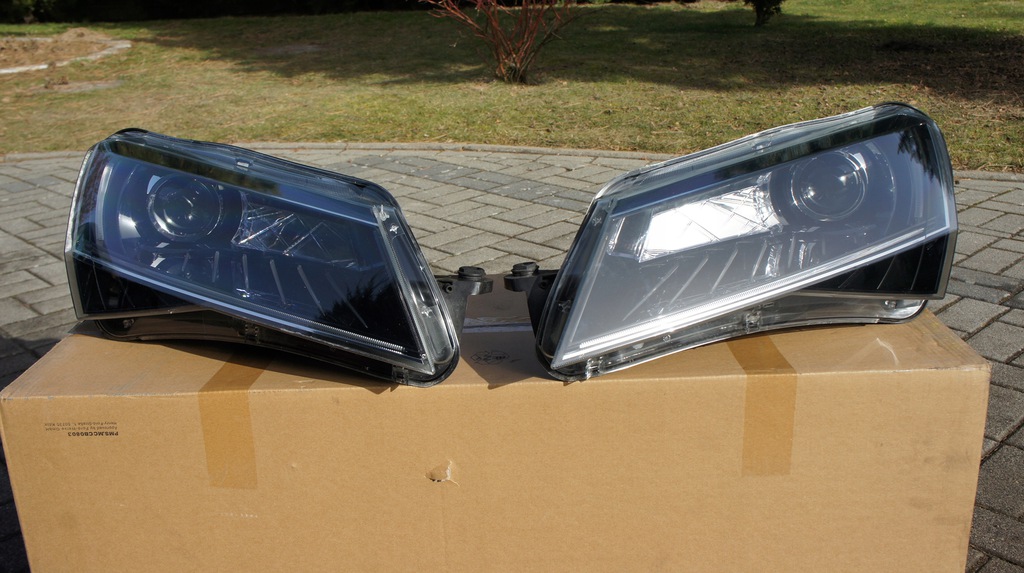 izq. der.. faro skoda superb 3 iii xénon led (#)