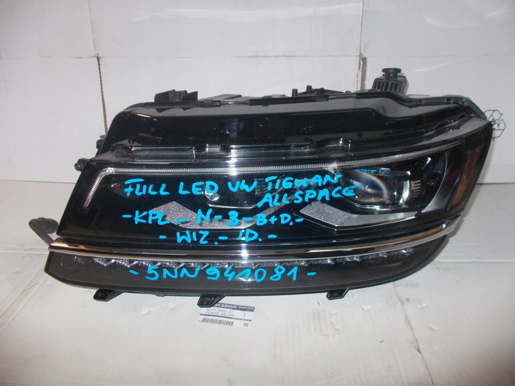 full led izq. faro vw tiguan allspace 5nn941081 (#)