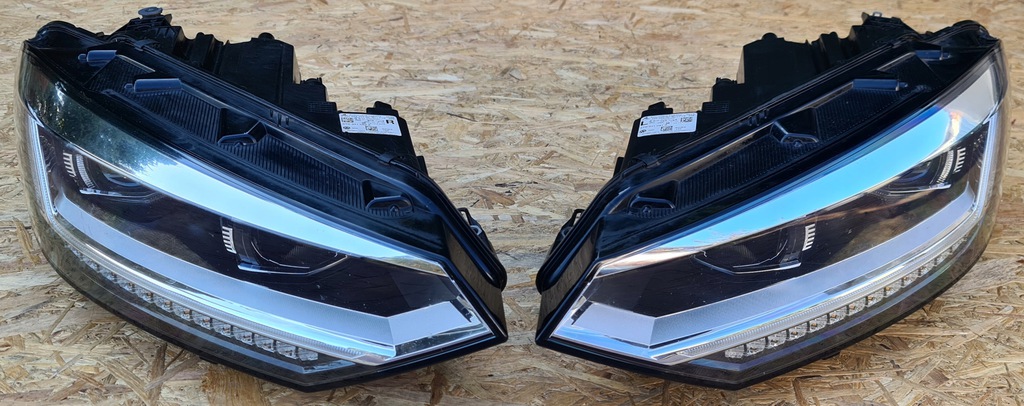 vw touran faro der.. izq. delantero full led 5tb (#)
