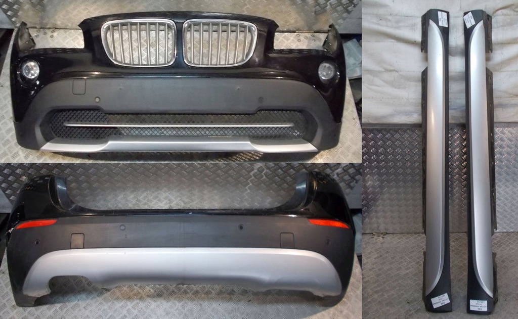 bmw x1 e84 parachoque paragolpes delantero trasero molduraes  lote x line ($)
